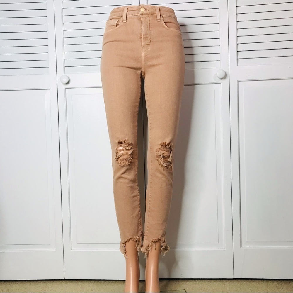 L’AGENCE Harlem Blends High Line Blush Skinny Jeans Size 25